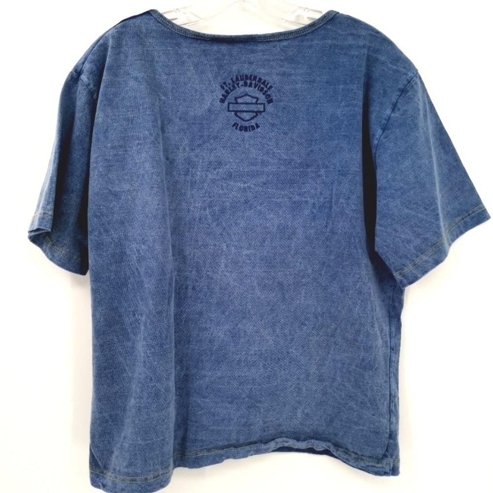 Harley Davidson Florida Vtg Women's L Shirt USA - Picture 9 of 11